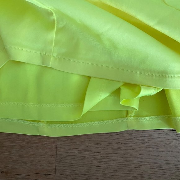 White Fox Boutique Cut Out Detail Mini Dress in Neon Yellow - Picture 7 of 7